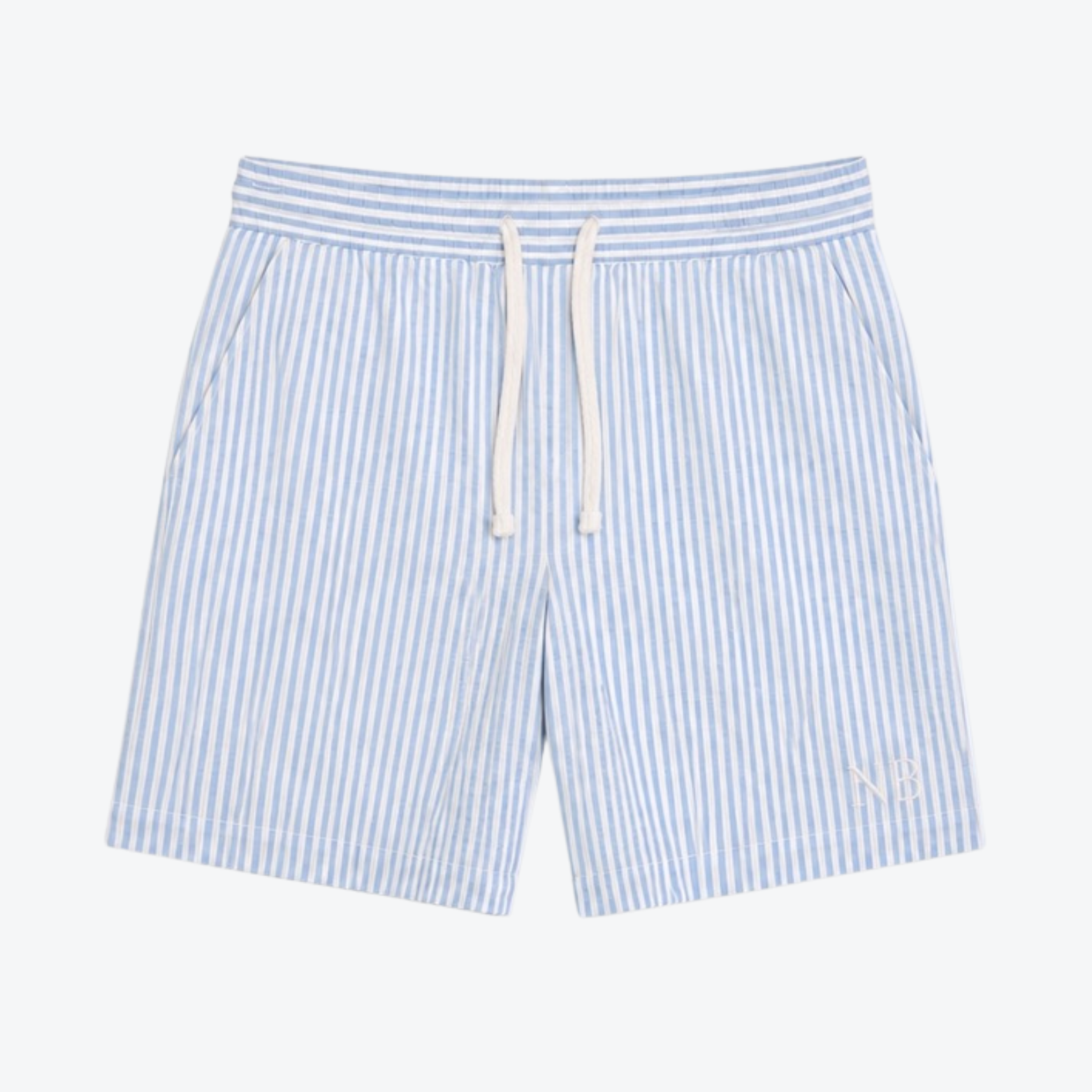 Striped Linen Shorts