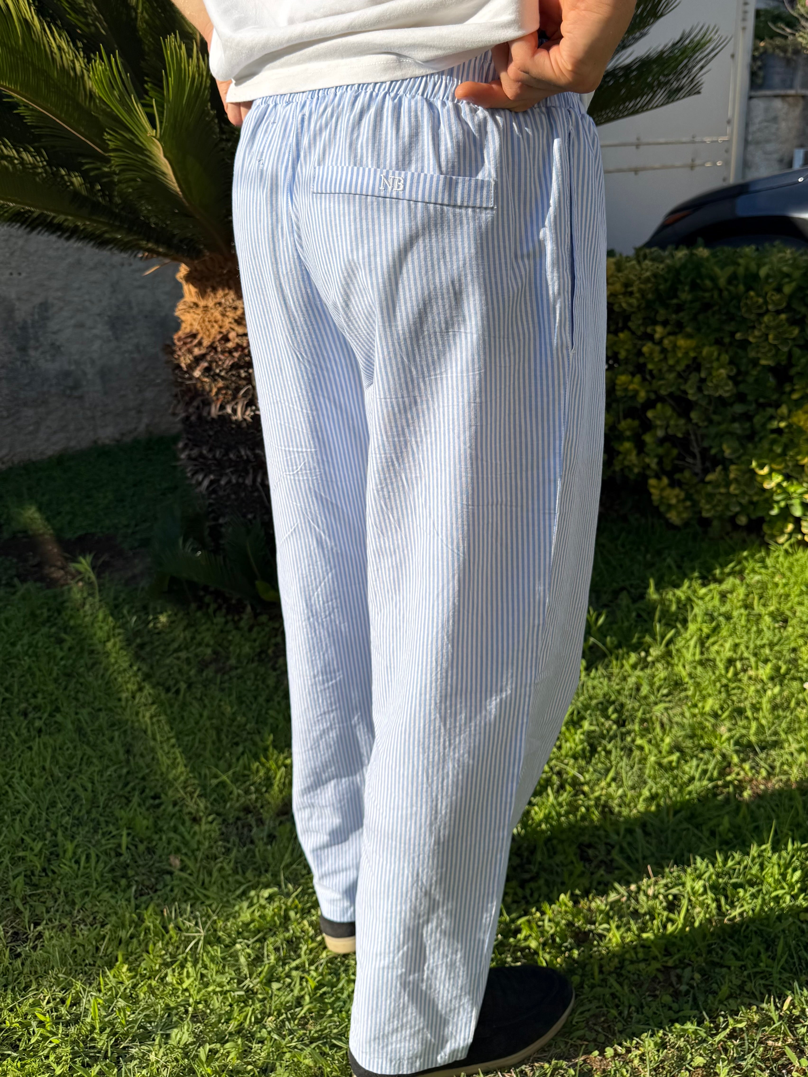 Nobility's striped pants