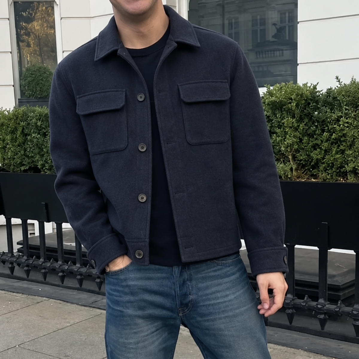 Varenne Wool Overshirt