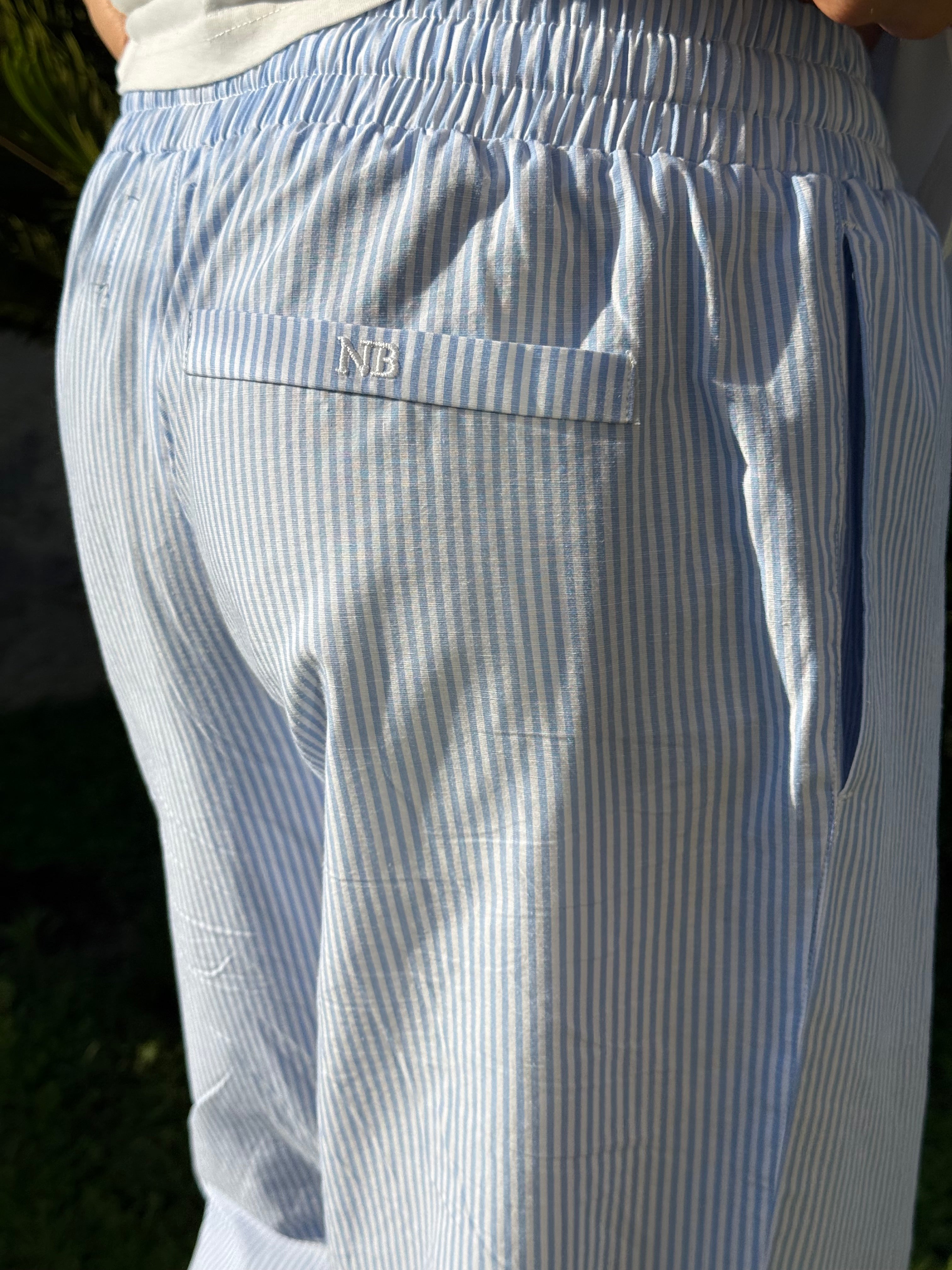 Nobility's striped pants